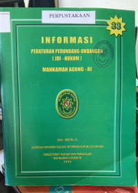 Image of INFORMASI PERATURAN PERUNDANG - UNDANGAN (JDI-HUKUM)