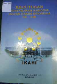 Image of Keputusan Musyawarah Nasional Ikatan Hakim Indonesia Ke-XIII