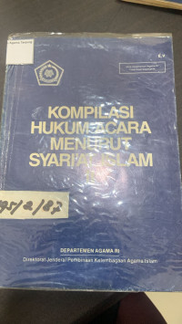 Image of Kompilasi Hukum Acara Menururt Suari'at Islam II
