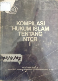 Image of KOMPILASI HUKUM ISLAM TENTANG NTCR I