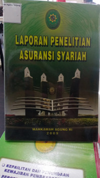 Image of LAPORAN PENELITIAN ASURANSI SYARIAH