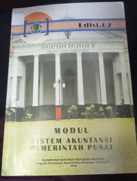 Image of MODUL SISTEM AKUNTANSI PEMERINTAH PUSAT