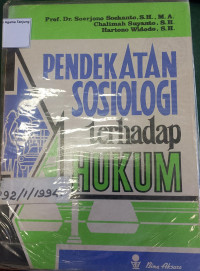 Image of Pendekata Sosiologi Terhadap Hukum