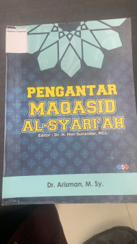 Image of Pengantar Maqasid Al-Syari'ah